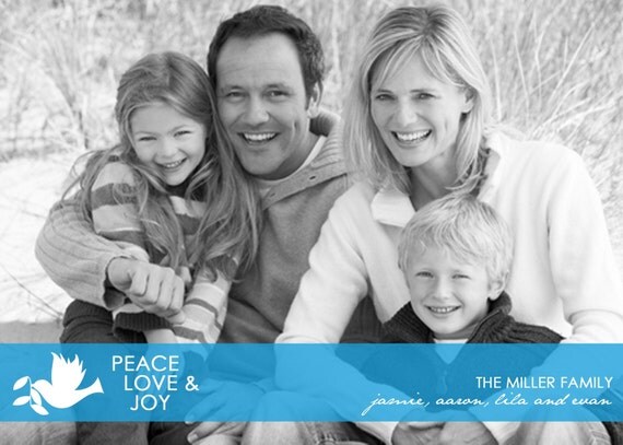 Harmony - Custom Photo Holiday Card Il_570xn