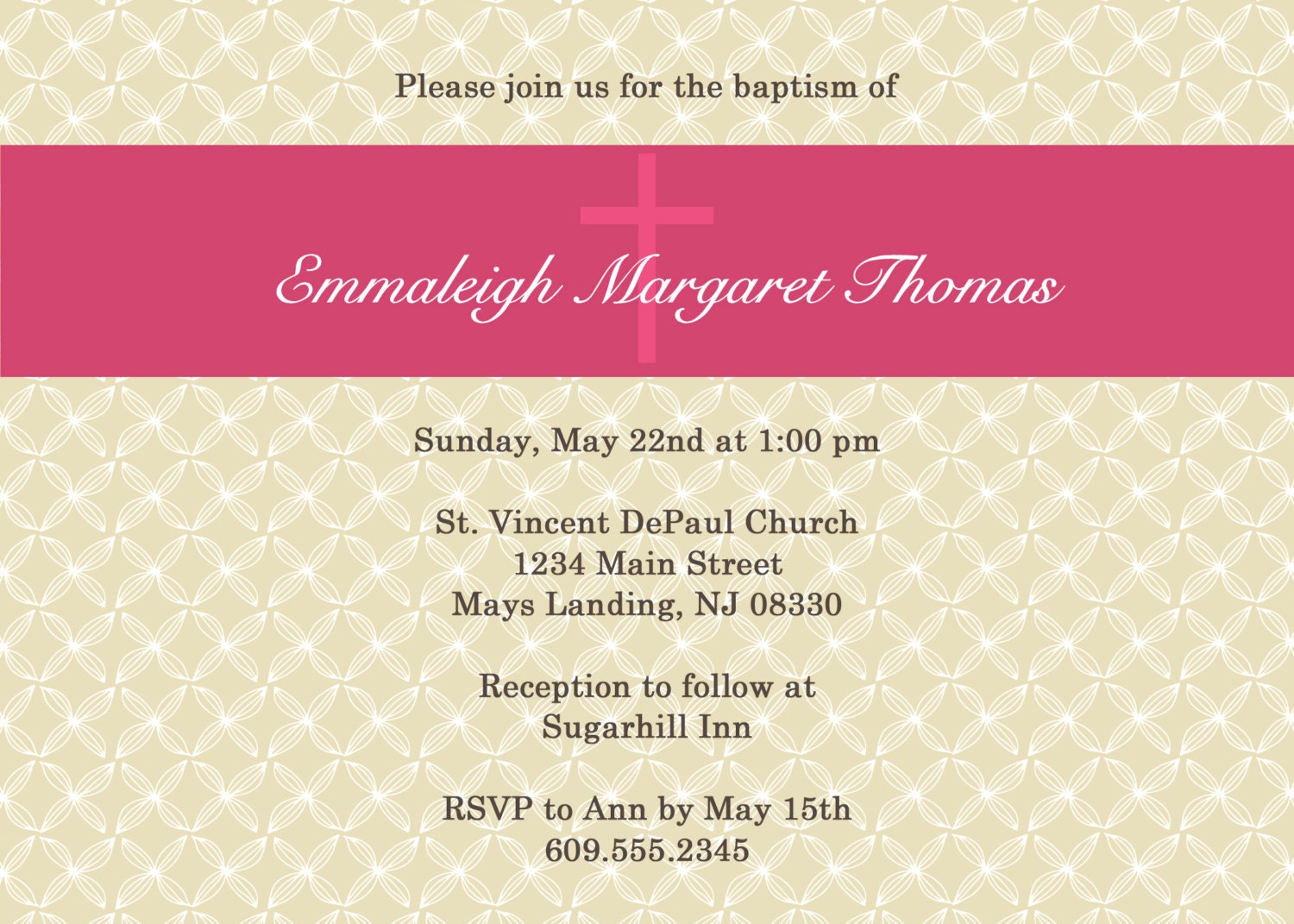 Grateful - Custom Baptism Photo Invitation Il_570xn