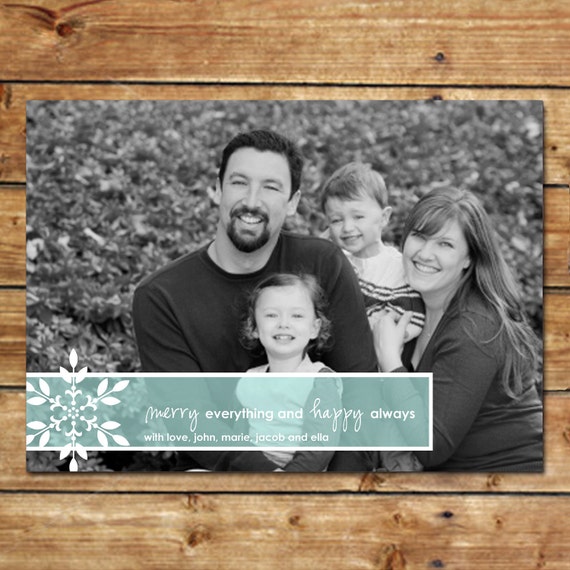 WINTER DREAMS...Custom Photo Holiday CardS...by KM Thomas Designs Il_570xn