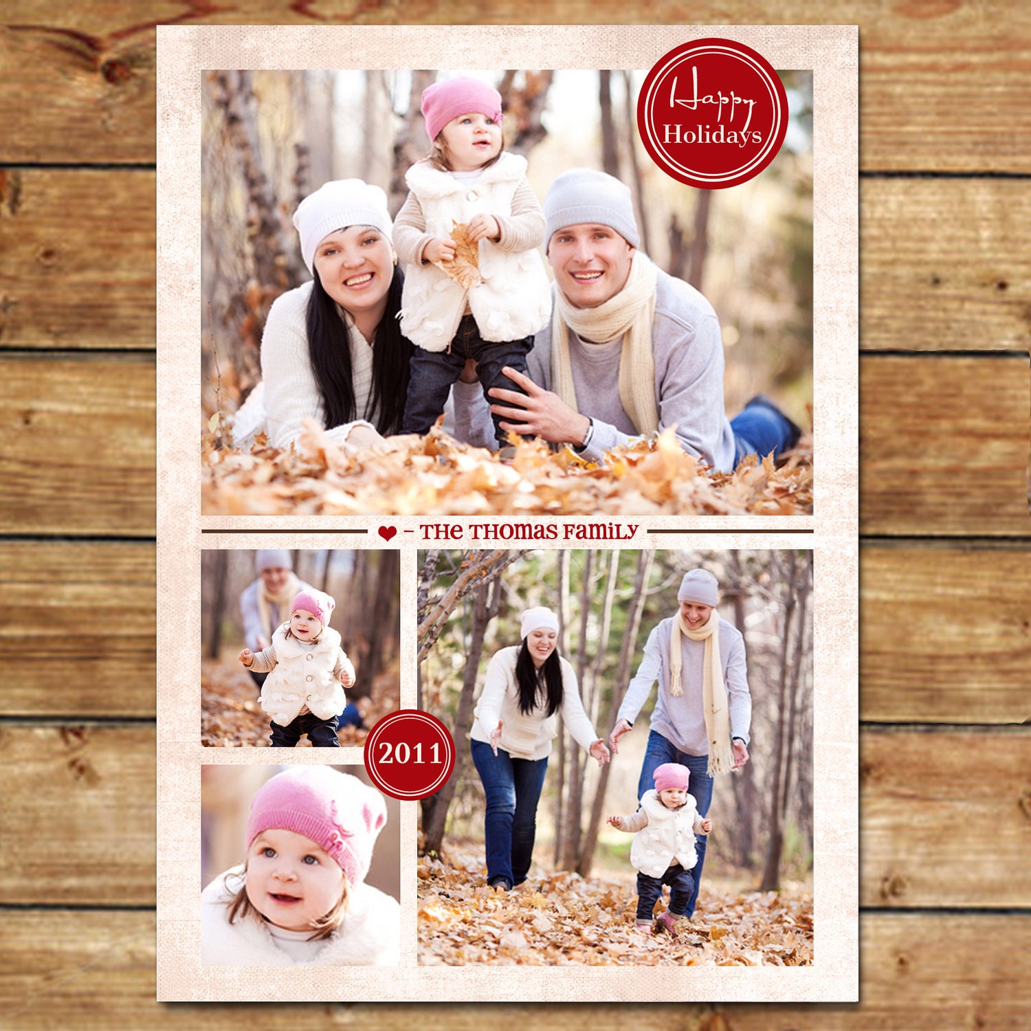 SEALED LOVE...Custom Photo Holiday Card...by KM Thomas Designs Il_570xn