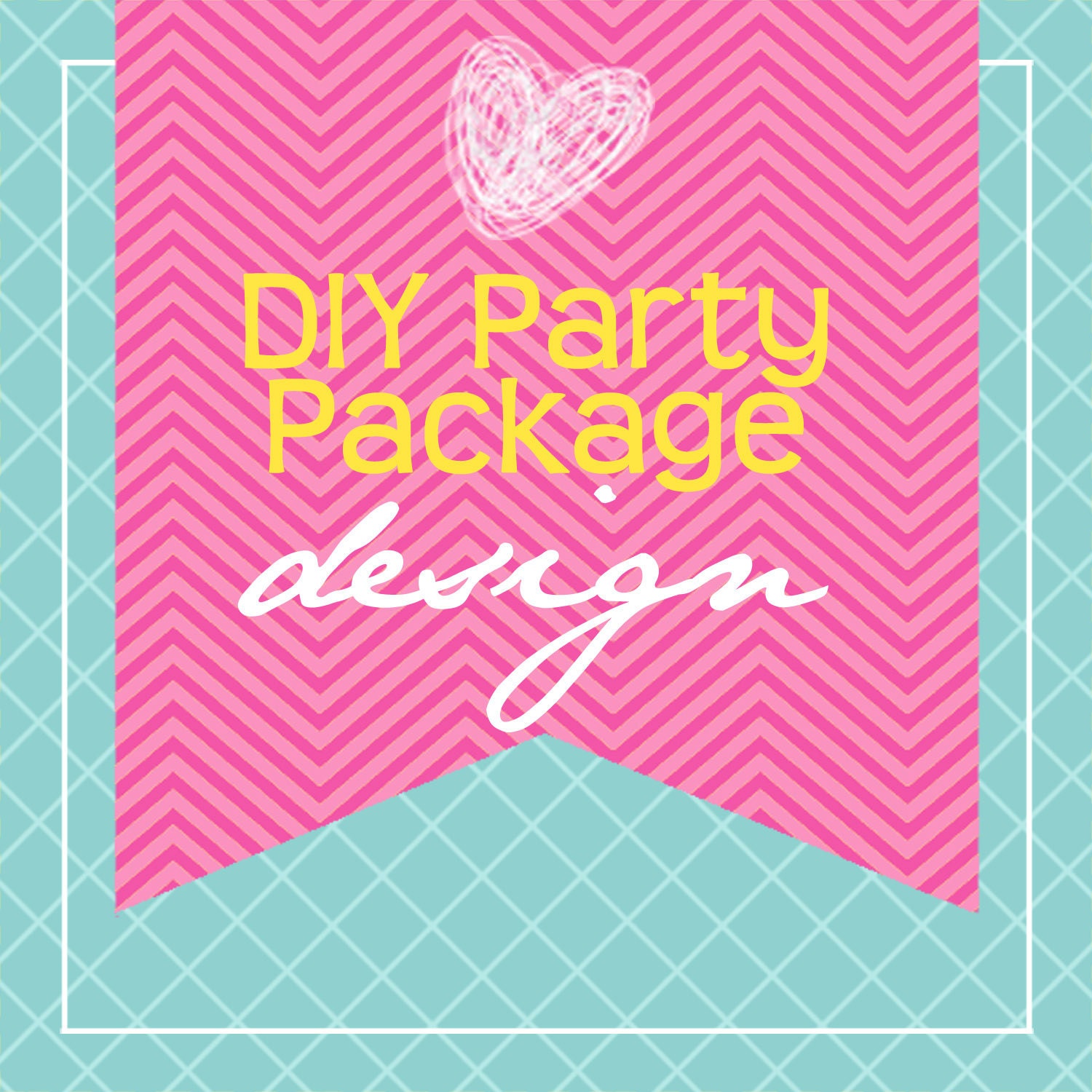 DIY Printable Party Package Design...by KM Thomas Designs Il_570xn