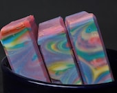 Pink Sugar Type cold process soap