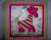 Sun Chics Short Neck Striped Giraffe