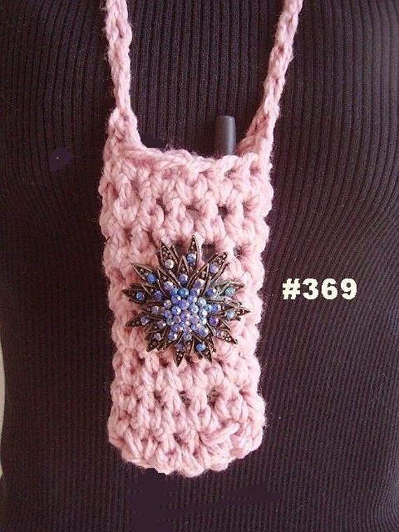 CROCHET PATTERN Cell Phone Pouch num. 369   Permission to sell your finished items