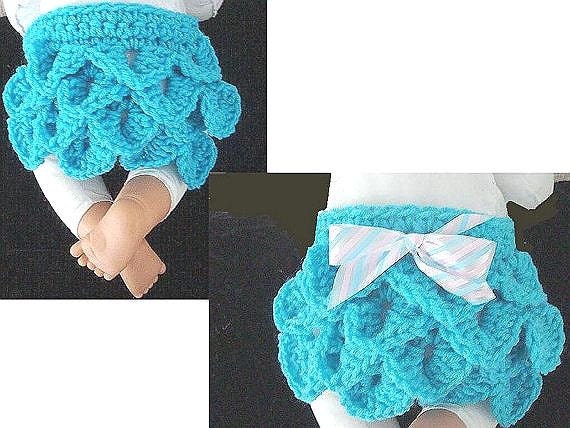 CROCHET supplies PATTERNs Diaper Cover , 416, Crocodile Stitch, tushie cover, nappy cover... newborn to 12 months