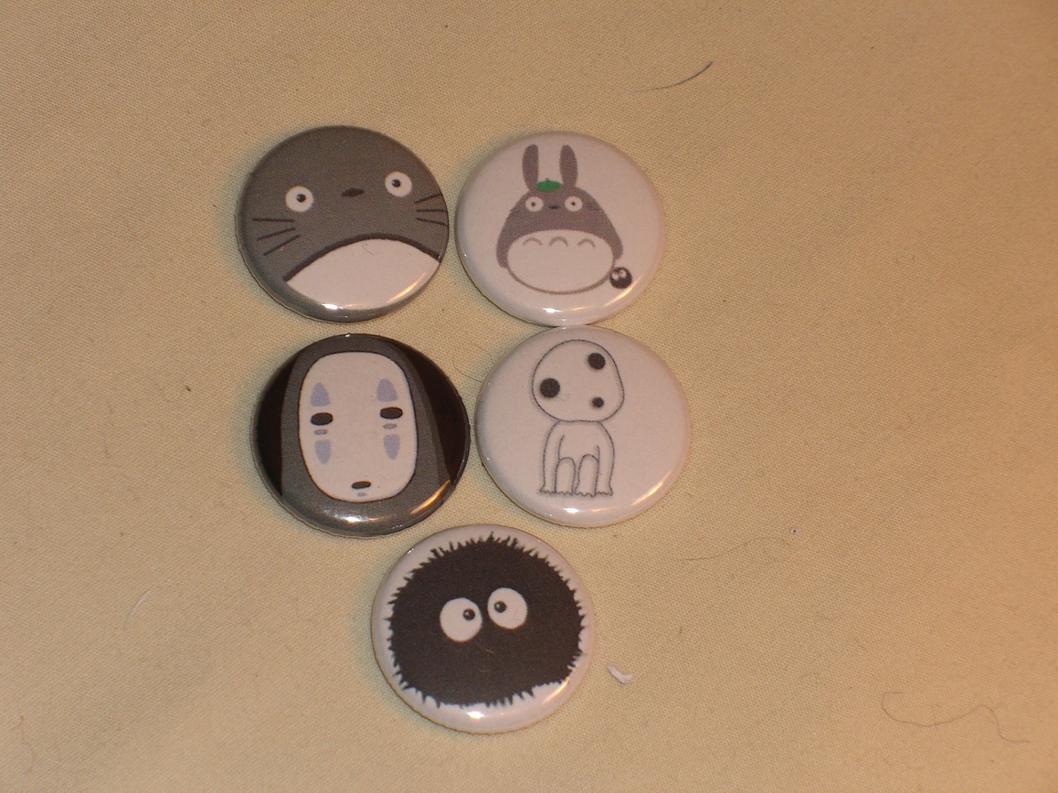 Miyazaki/Studio Ghibli Button Set