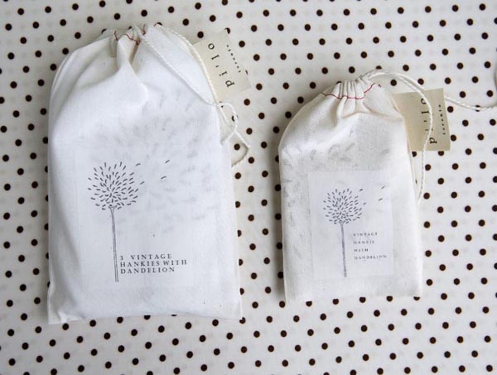 printed vintage hankie