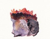 Citrine Crystal - Small Archival Print