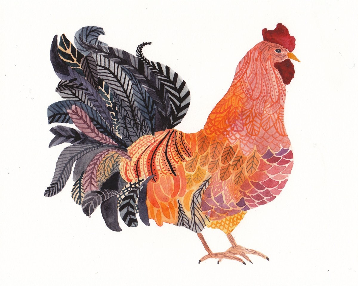 Bantam Chicken - Limited Edition Print