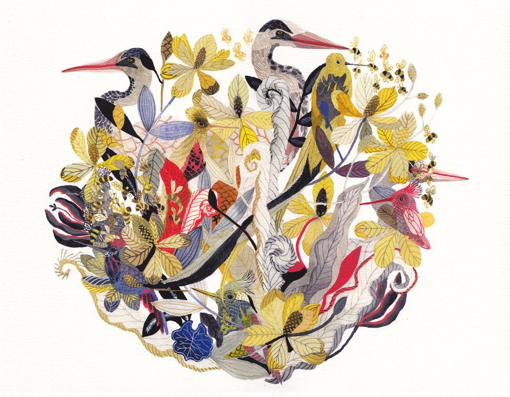 Gilded Nest - Large Archival Print