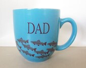 Ceramic Fishing Mug for Dad - Extra Large