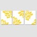 Modern Floral Trio - Set of Three Large Scale Floral 8x10 Prints - Choose Your Colors - Shown in Yellow, Aqua, Green, Pink, and More