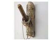 Rustic and Natural Birch Wood Wooden Tree Branch Magnet Hook