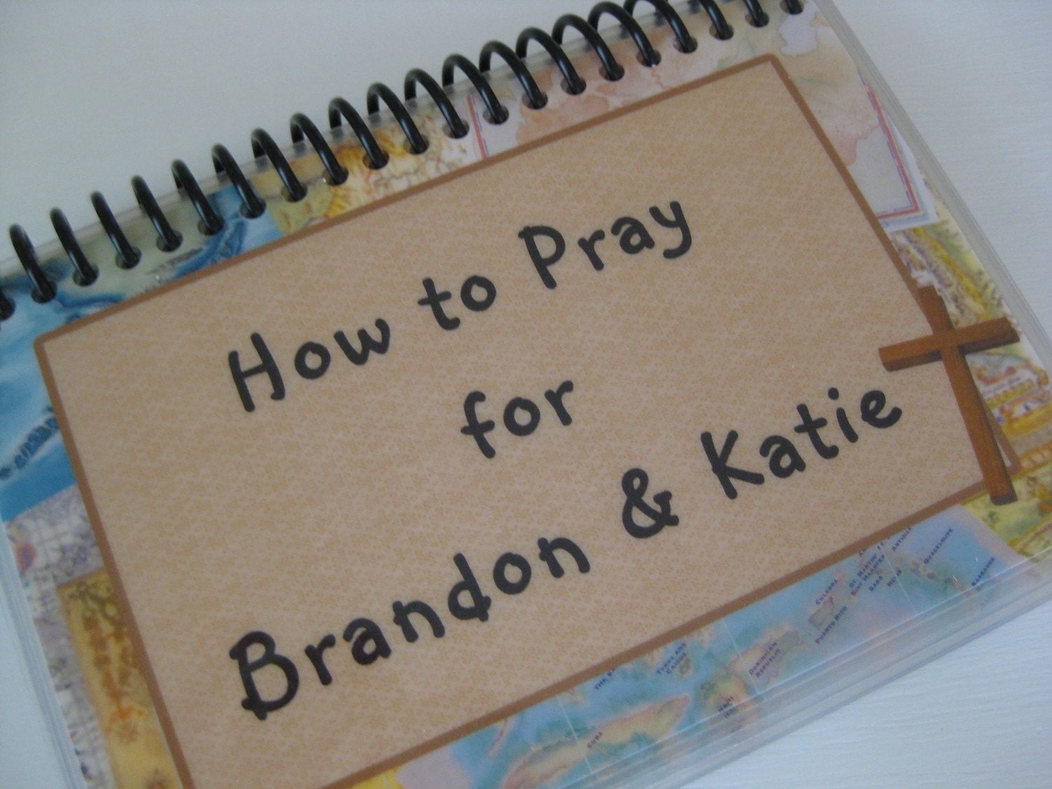 How to Pray for Missionaries, PERSONALIZED Set, Spiral-Bound, Laminated Prayer Cards