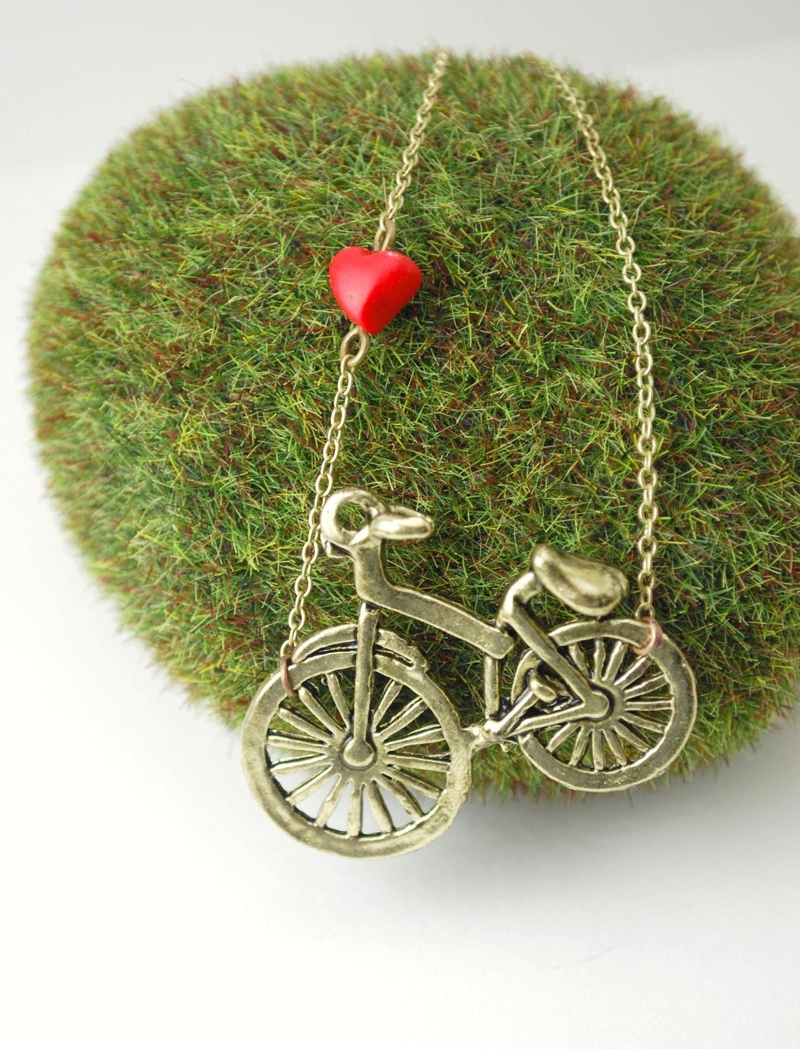 Chase that Dream Necklace Bicycle Jewelry