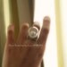 Winter in Paris Ring. Snow Globe. Eiffel Tower Ring. Paris. Pyrex Glass Dome. Diorama Jewelry. Waterless. Mothers Day.