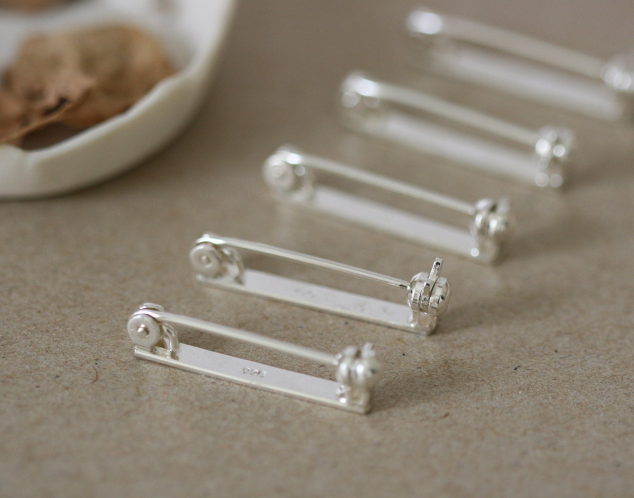 Sterling SIlver Brooch Backs