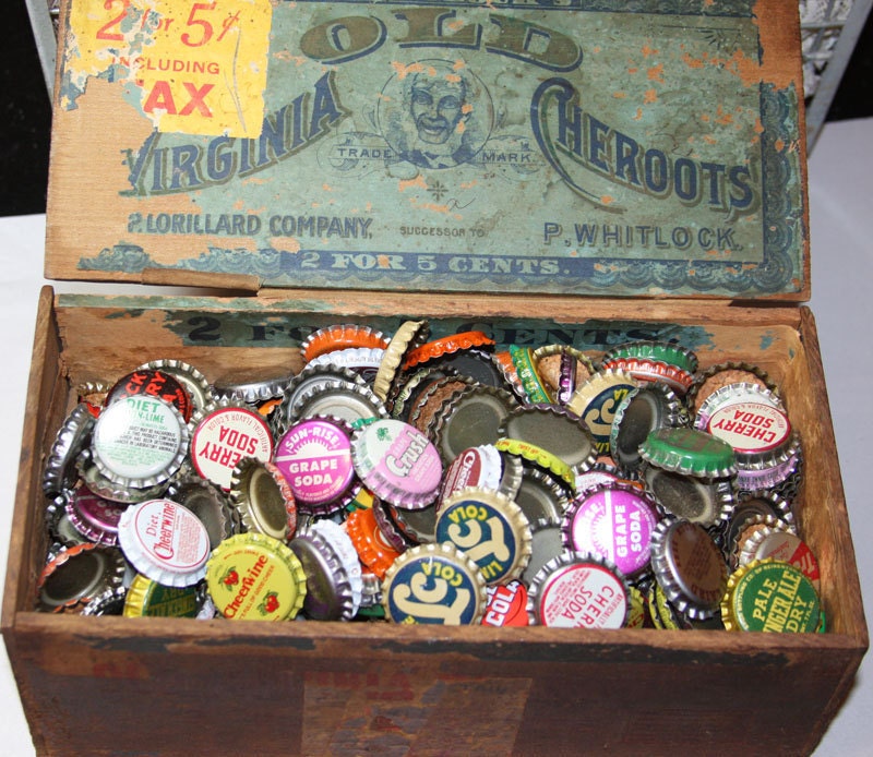 Buy One Get One FREE Lot of Bottle Caps (100) for Mixed Media Altered and Folk Art Bottle caps