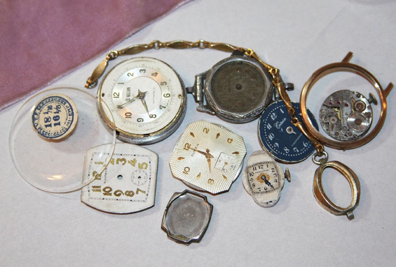 Watch Parts for Assemblage Art or Jewelry Making