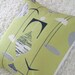 Marian Mahler 'Mobiles' Lime cushion cover vintage