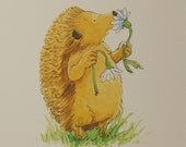 limited edition laser print, titled 'Lovely'