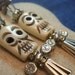 Day of the Dead Halloween Skull Earrings