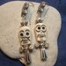 Day of the Dead Halloween Skull Earrings