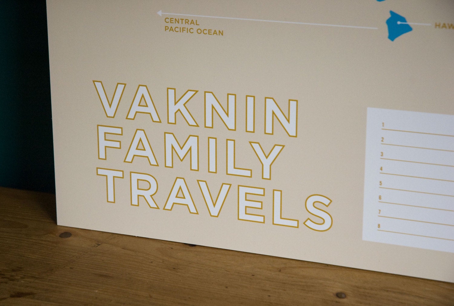 Personalized USA Travel Map