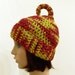 SALE - Pixie Hat in Andean Wool - Hand Crocheted