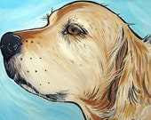 8 x 10 Custom Dog Art Painting