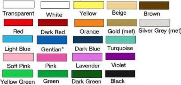 Vinyl Adhesive Sheets Cricut Cricket Expression,Pazzle,Zyron,Sizzix, Matte Kit of  9- 12 x 24