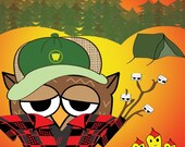 Camper Abe. 8x10 print