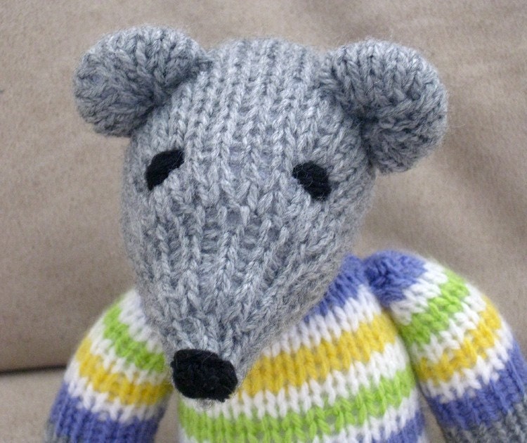 mouse knitting pattern