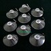 18 Suction Cup Hook Hanger Holder LOT Sun Catcher Prism Fused Art Stained Glass Bard's Bards