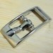 1cm (3/8 inch) silver belt belt buckle 15pcs J49
