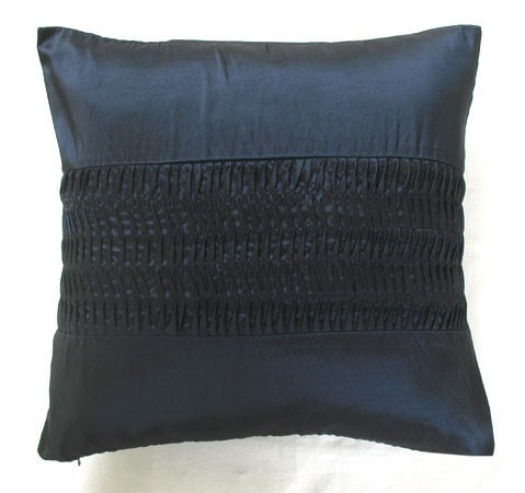 navy blue decorative throw pillow cover 18 inch cushion cover IN STOCK