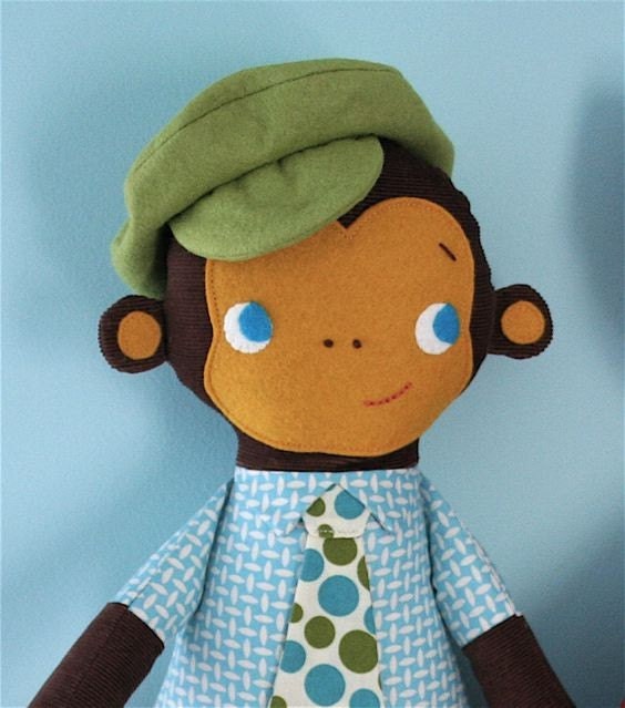 Mikey Monkey PDF printable pattern