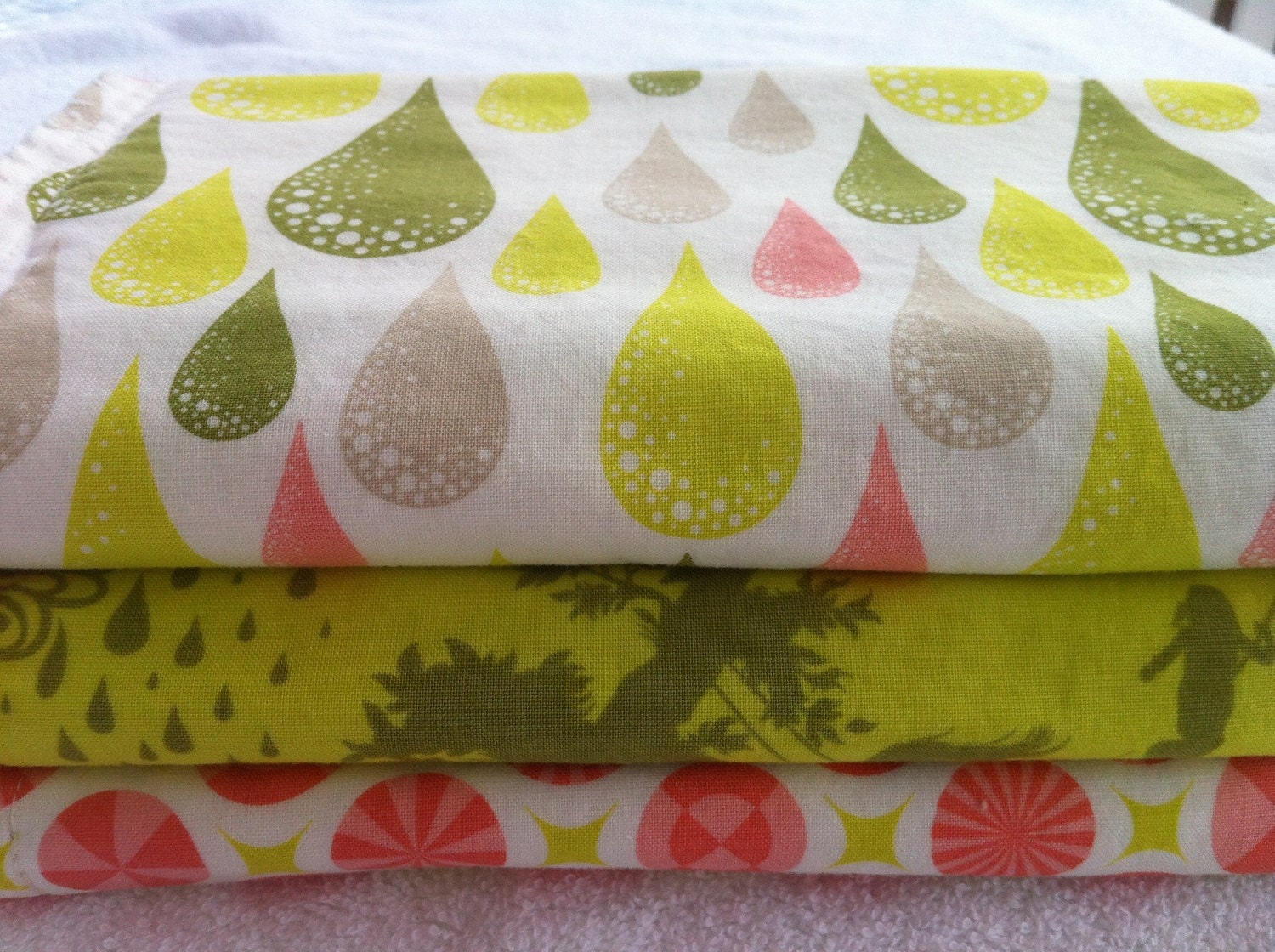 Tula Pink Burp Cloth Trio by ragadoos