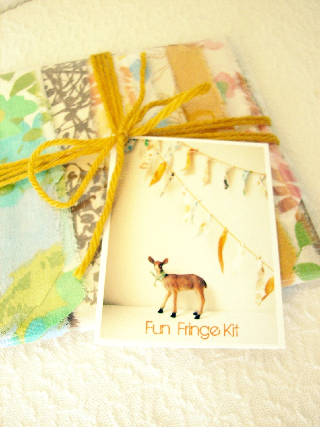 Fun Fringe Garland DIY Kit Made to Order You Choose the Colorway