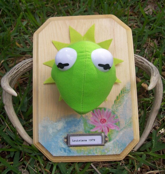 Taxidermy Kermy (Kermit the Frog)