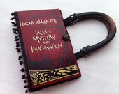 Tales of Mystery and Imagination from Edgar Allan Poe Book Purse-BEADED RIBBON