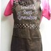 World's Best Grandma Apron  Can be personalized also