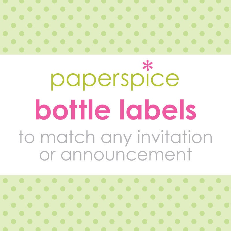 Matching Drinks Bottle Labels Printable Custom Personalized (Digital File) Il_570xn