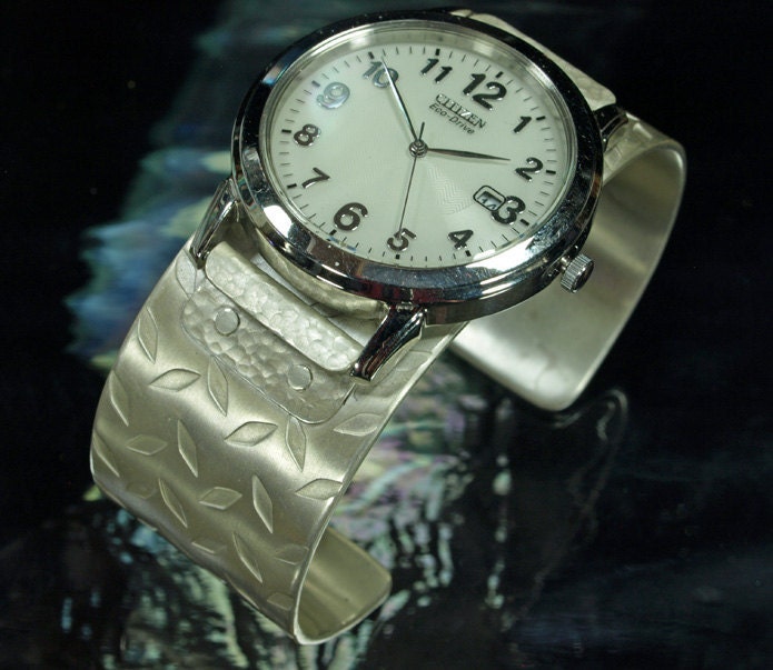 Watchband- Diamond Plate, with Citizen Eco-Drive