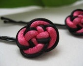 Bobby Pins - Hot Pink, Black
