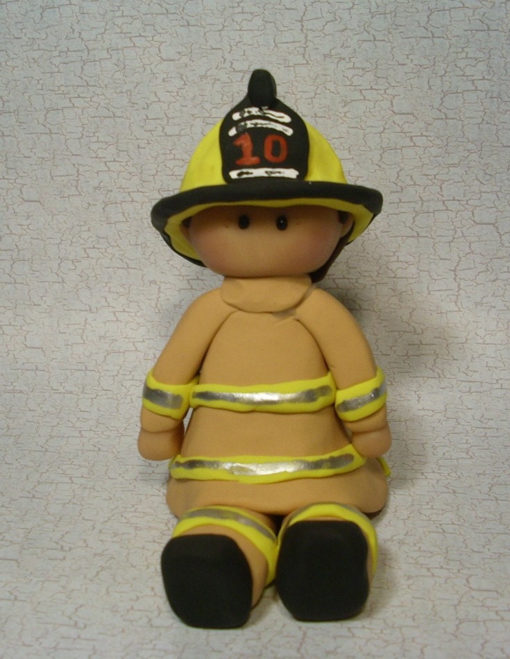 Fire Fighter Figurine