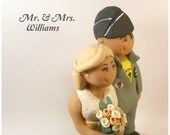 Air Force Wedding Cake Topper Air Force Flight Suit Wedding Cake Topper
