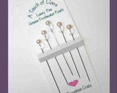 Luxury Decorative Pins - Sparkling Crystals and Freshwater Pearls - Bridal Corsage Pins - Dress up your Pincushion - A Touch of Class