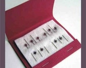 Decorative Sewing Pins - Pincushion Glitz - Dark Amethyst / Purple