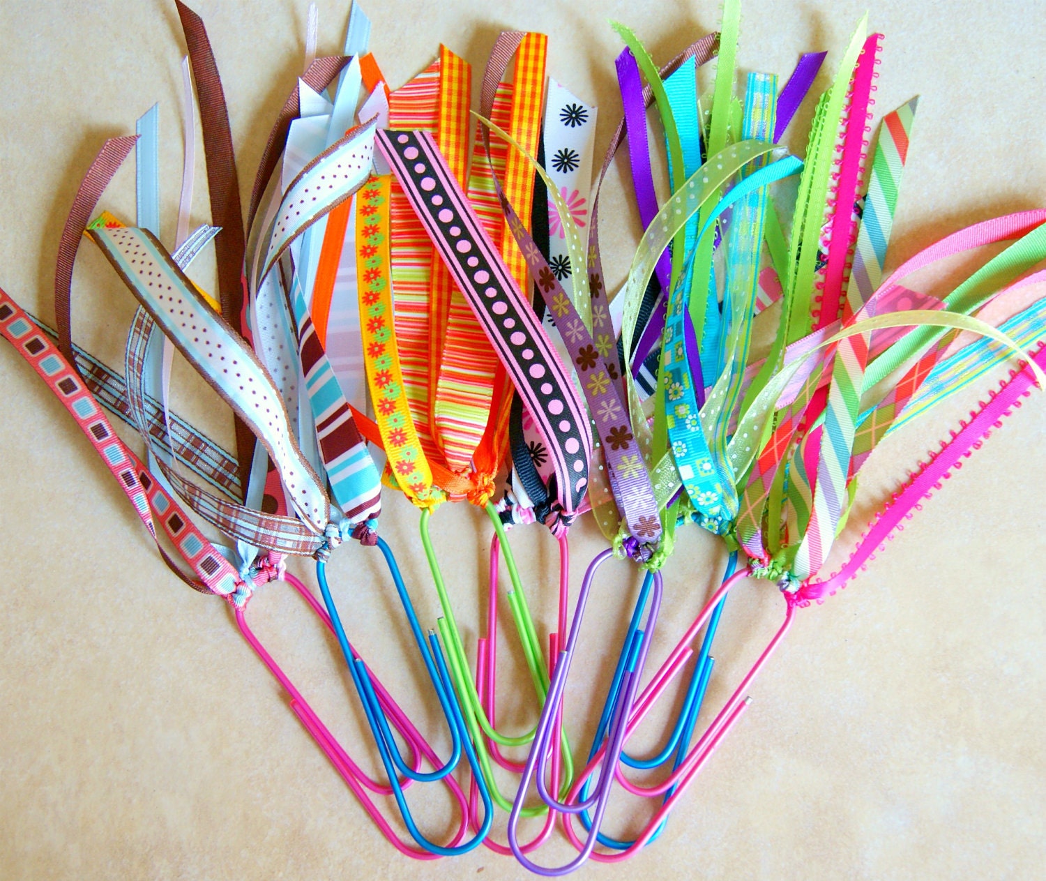 Jumbo Paper Clip Bookmarks New Clip Colors